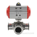 T/L Stainless Steel 3Way Ball Valve